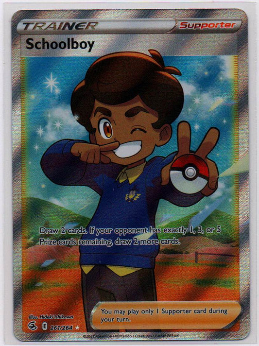 2021 EN Schoolboy - Full Art Fusion Strike RAW