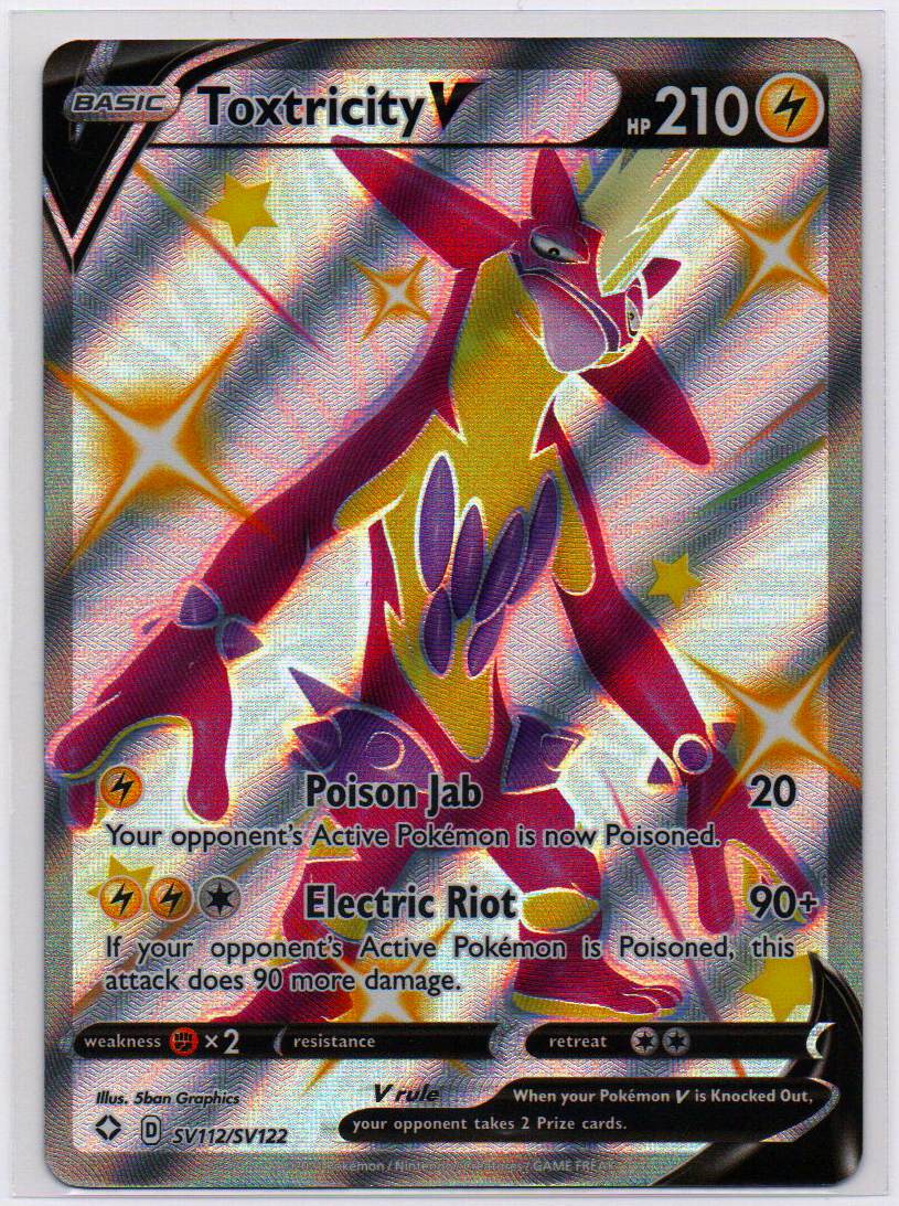 2021 EN Toxtricity V Shining Fates RAW