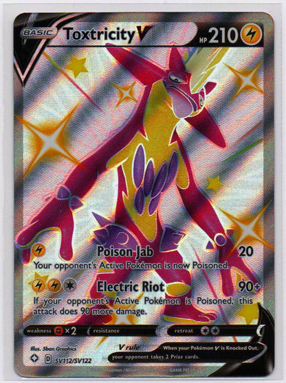 2021 EN Toxtricity V Shining Fates RAW