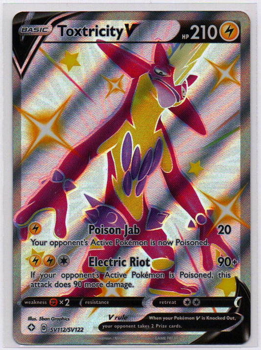 2021 EN Toxtricity V Shining Fates RAW