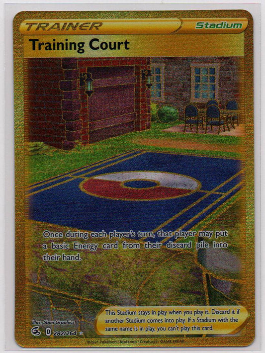 2021 EN Training Court Hyper Rare - Gold Fusion Strike RAW