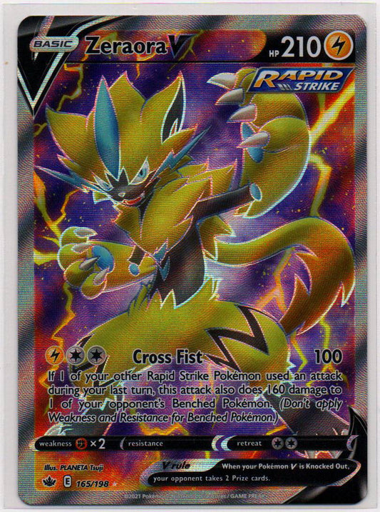 2021 EN Zeraora V Chilling Reign RAW