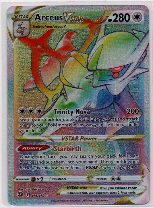 2022 EN Arceus VSTAR Brilliant Stars RAW