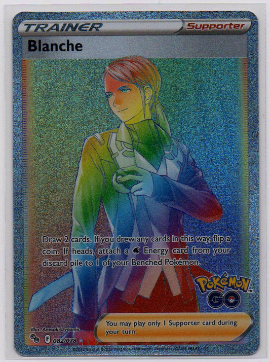 2022 EN Blanche - Rainbow Rare Pokemon Go RAW