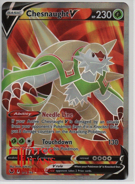 2022 EN Chesnaught V Silver Tempest RAW
