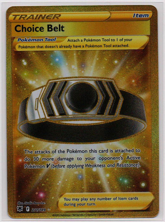 2022 EN Choice Belt Hyper Rare - Gold Astral Radiance RAW