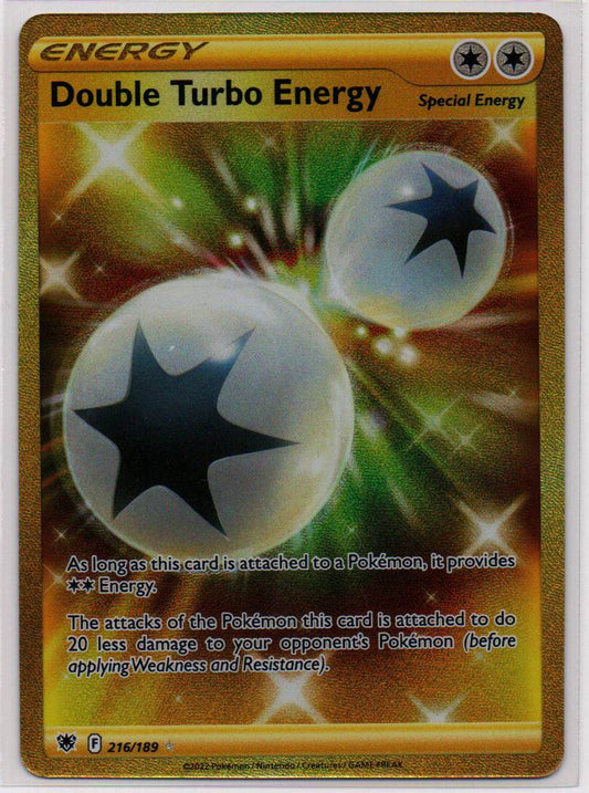 2022 EN Double Turbo Energy Hyper Rare - Gold Astral Radiance RAW