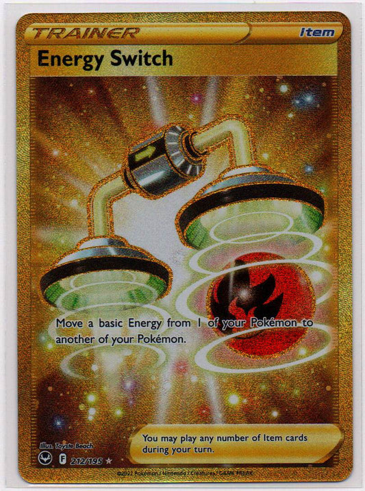 2022 EN Energy Switch Hyper Rare - Gold Silver Tempest RAW