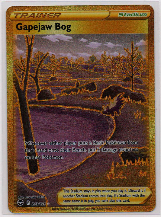 2022 EN Gapejaw Bog Hyper Rare - Gold Silver Tempest RAW