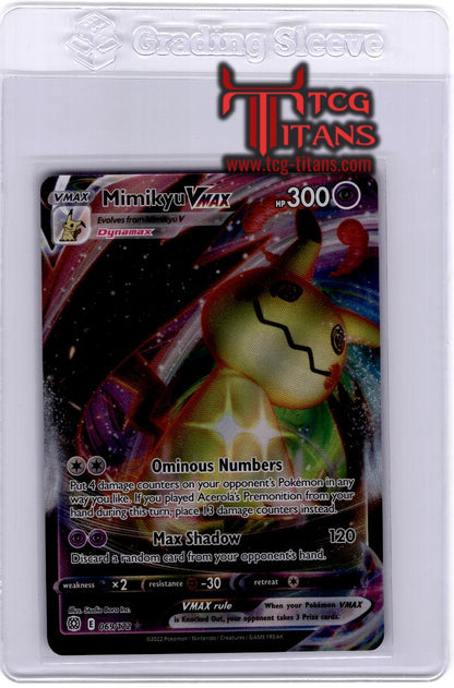 2022 EN Mimikyu VMAX Brilliant Stars RAW