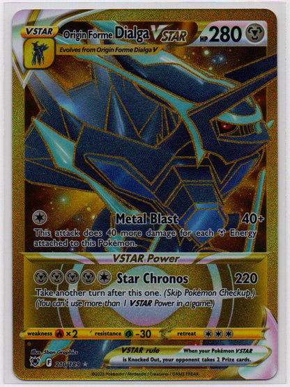 2022 EN Origin Forme Dialga VSTAR Astrial Radiance RAW