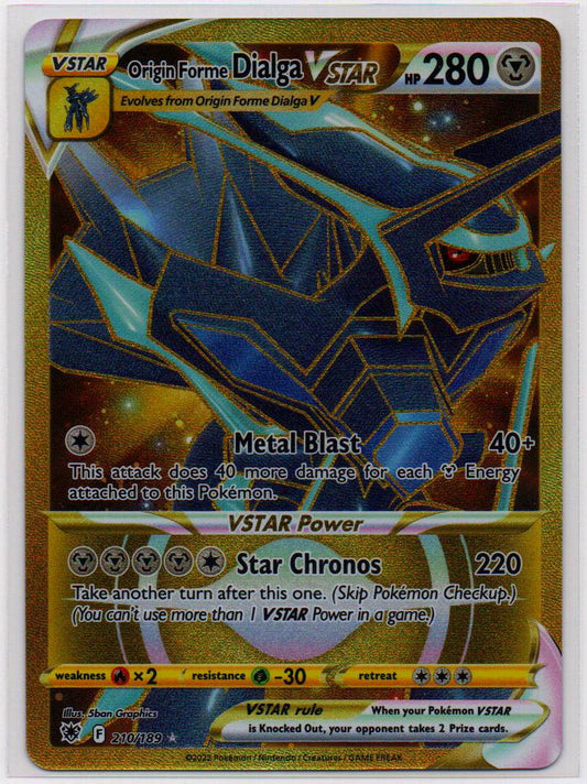 2022 EN Origin Forme Dialga VSTAR Astrial Radiance RAW
