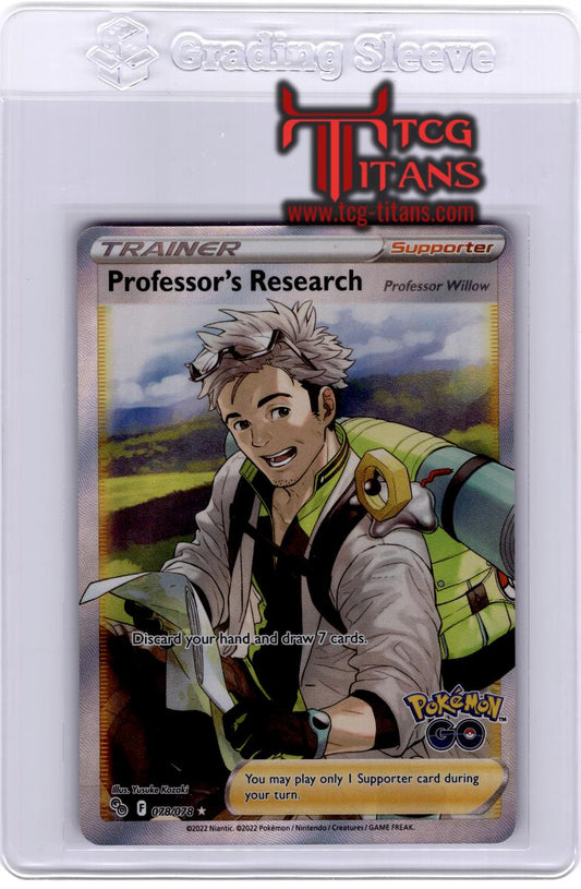 2022 EN Professor's Research Pokemon GO RAW