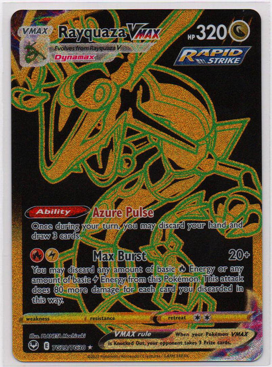 2022 EN Rayquaza VMAX Silver Tempest RAW