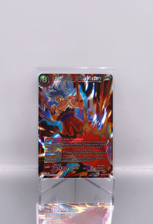 2022 EN Son Goku, Ultra Mastery Series 16 Booster: Realm of the Gods RAW