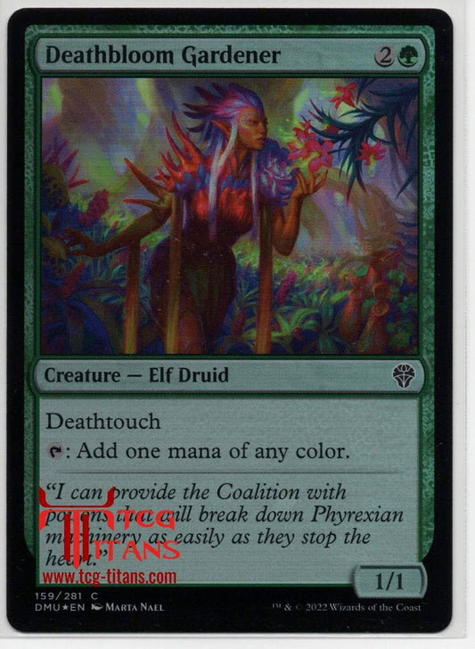 2022 English Deathbloom Gardener Dominaria United Raw Card
