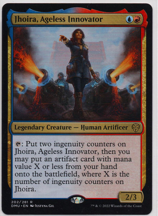 2022 English Jhoira, Ageless Innovator Dominaria United Raw Card