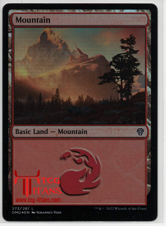 2022 English Mountain - Basic Land Dominaria United Raw Card