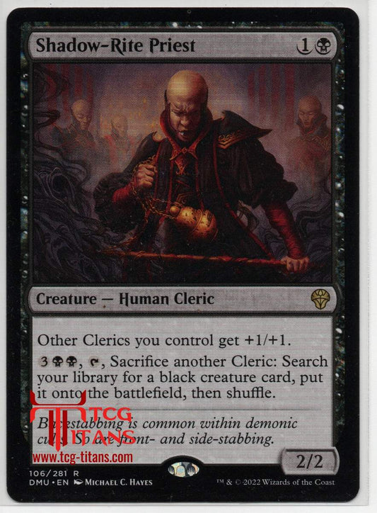 2022 English Shadow - Rite Priest Dominaria United Raw Card