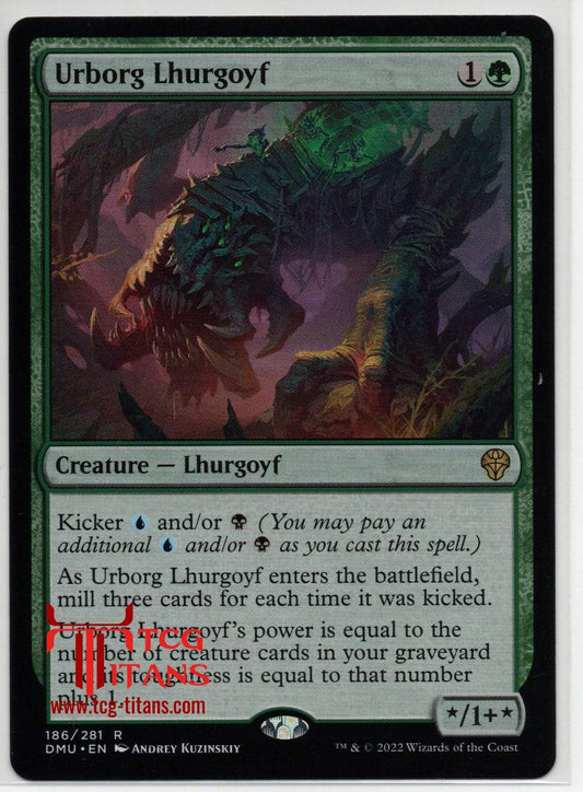 2022 English Urborg Lhurgoyf Dominaria United Raw Card