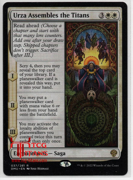 2022 English Urza Assembles The Titans Dominaria United Raw Card