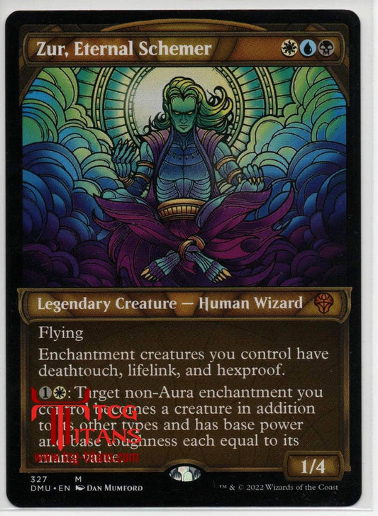 2022 English Zur, Eternal Schemer Dominaria United Raw Card