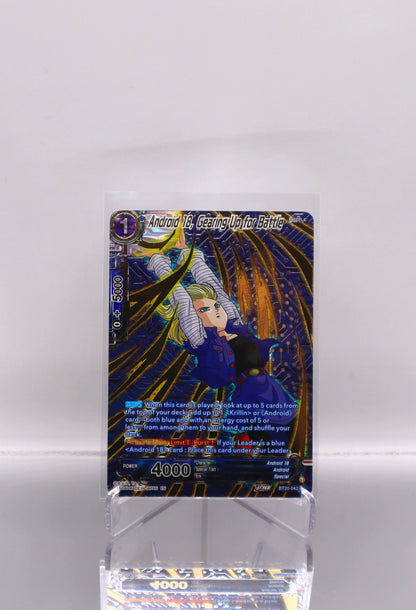 2023 EN Android 18, Gearing Up for Battle Power Absorbed (DBS-B20) RAW
