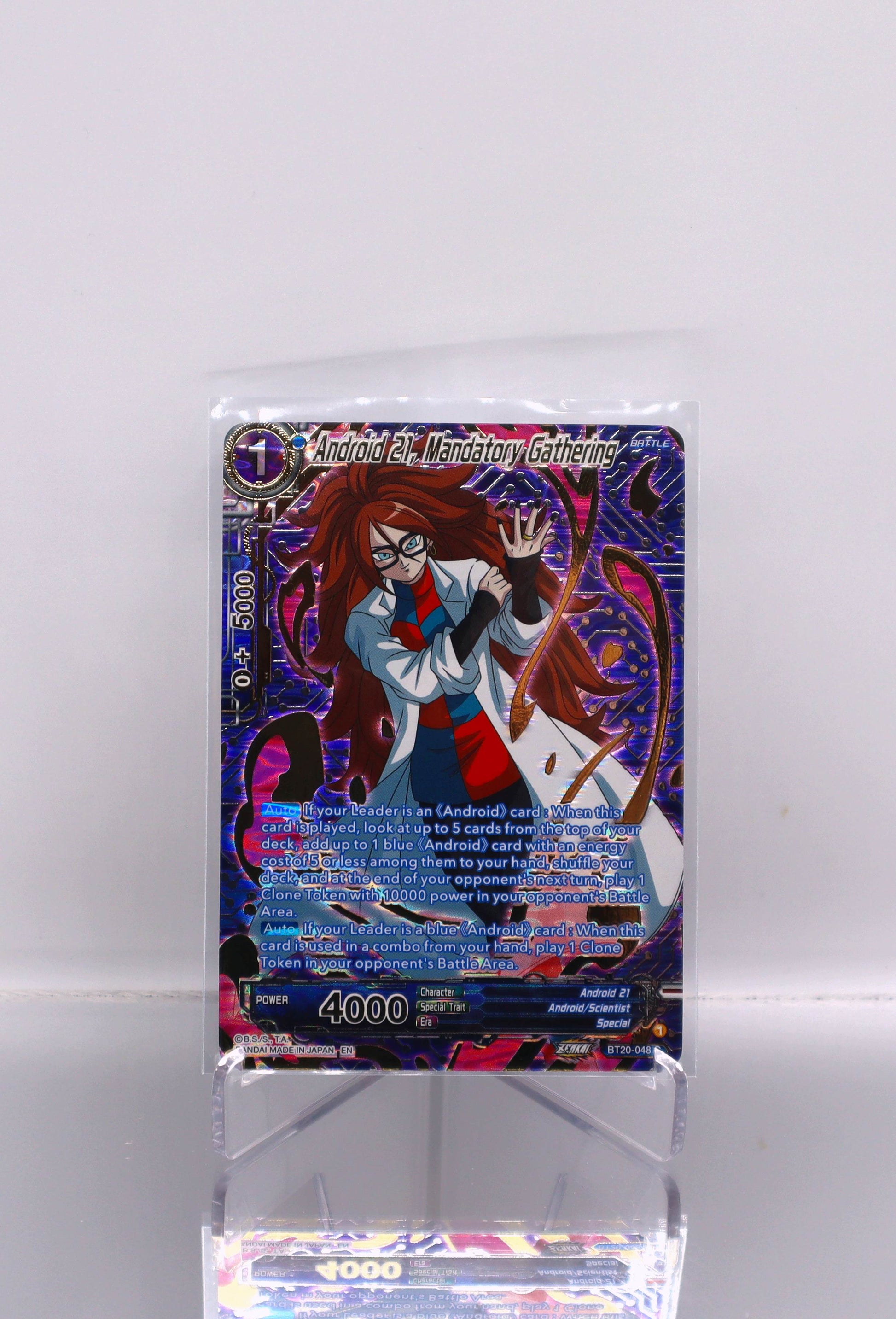 2023 EN Android 21, Mandatory Gathering ZENKAI Series Set 03 POWER ABSORBED RAW