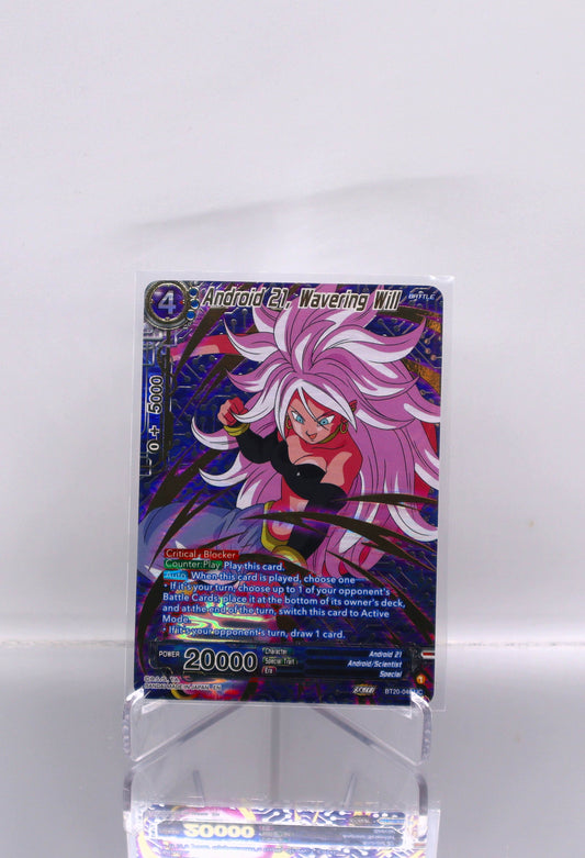 2023 EN Android 21, Wavering Will ZENKAI Series Set 03 POWER ABSORBED RAW