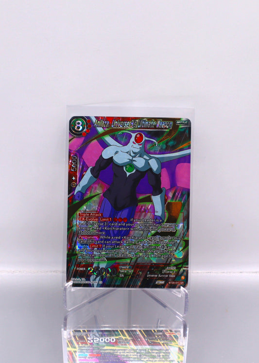 2023 EN Anilaza, Universe 3's Ultimate Weapon ZENKAI Series Set 03 POWER ABSORBED RAW