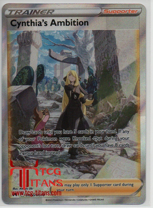 2023 EN Cynthia's Ambition Crown Zenith RAW