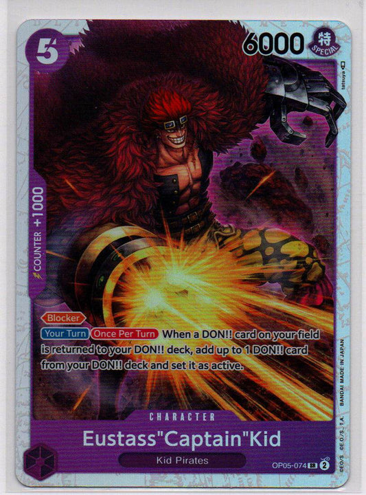 2023 EN Eustass"Captain"Kid (SR) Awakening Of The New Era (OP05) RAW