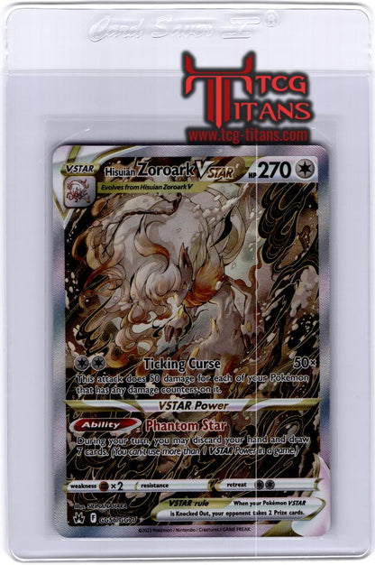 2023 EN Hisuian Zoroark VSTAR Crown Zenith RAW