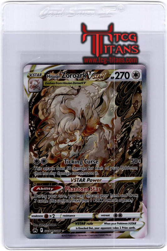 2023 EN Hisuian Zoroark VSTAR Crown Zenith RAW