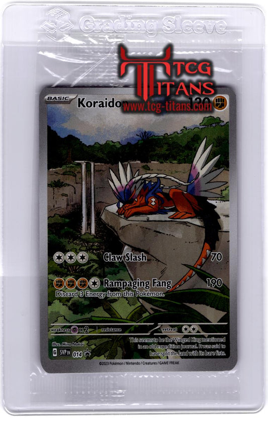 2023 EN Koraidon Scarlet & Violet Black Star Promo RAW