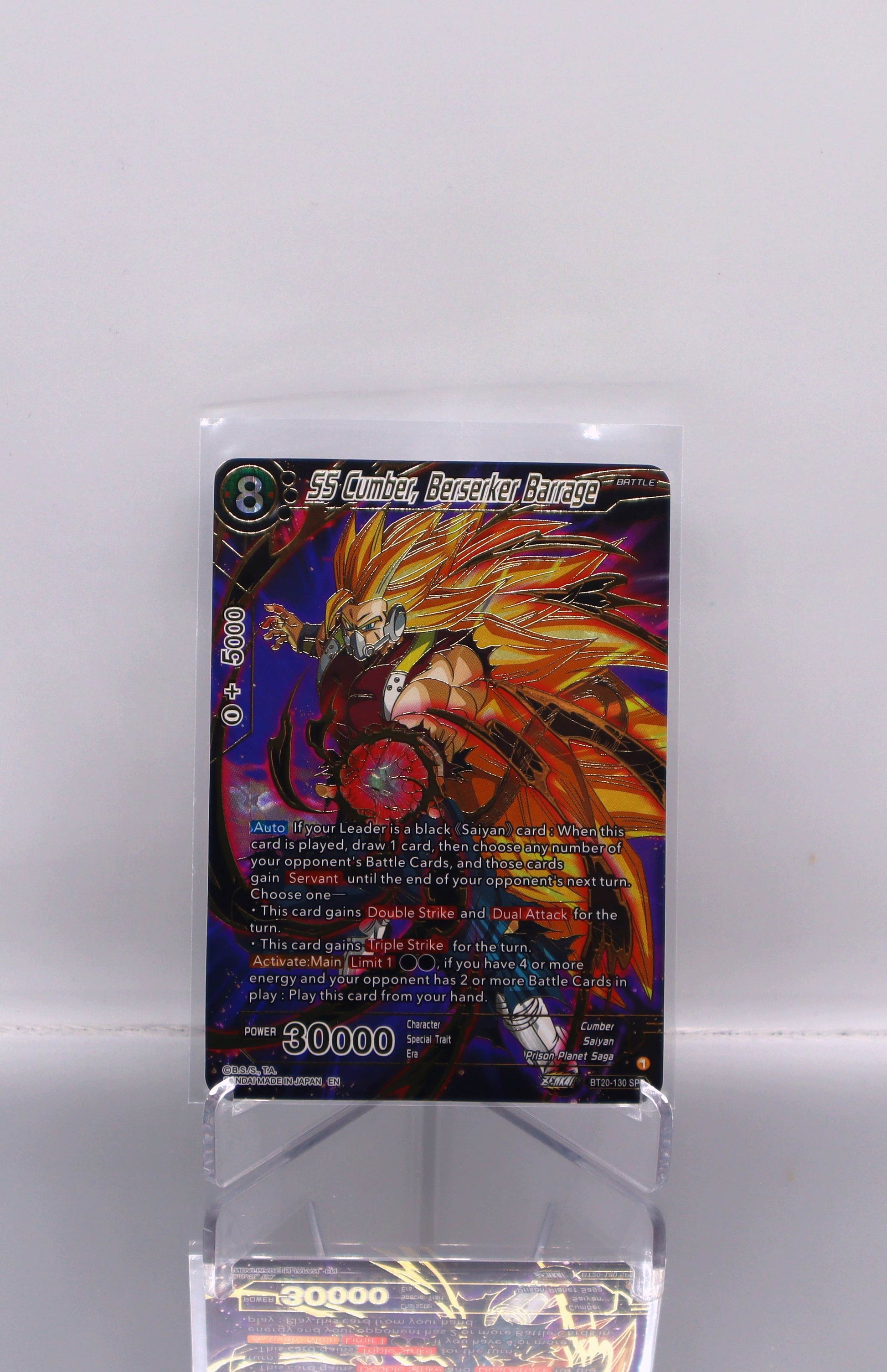 2023 EN SS Cumber, Berserker Barrage ZENKAI Series Set 03 POWER ABSORBED RAW