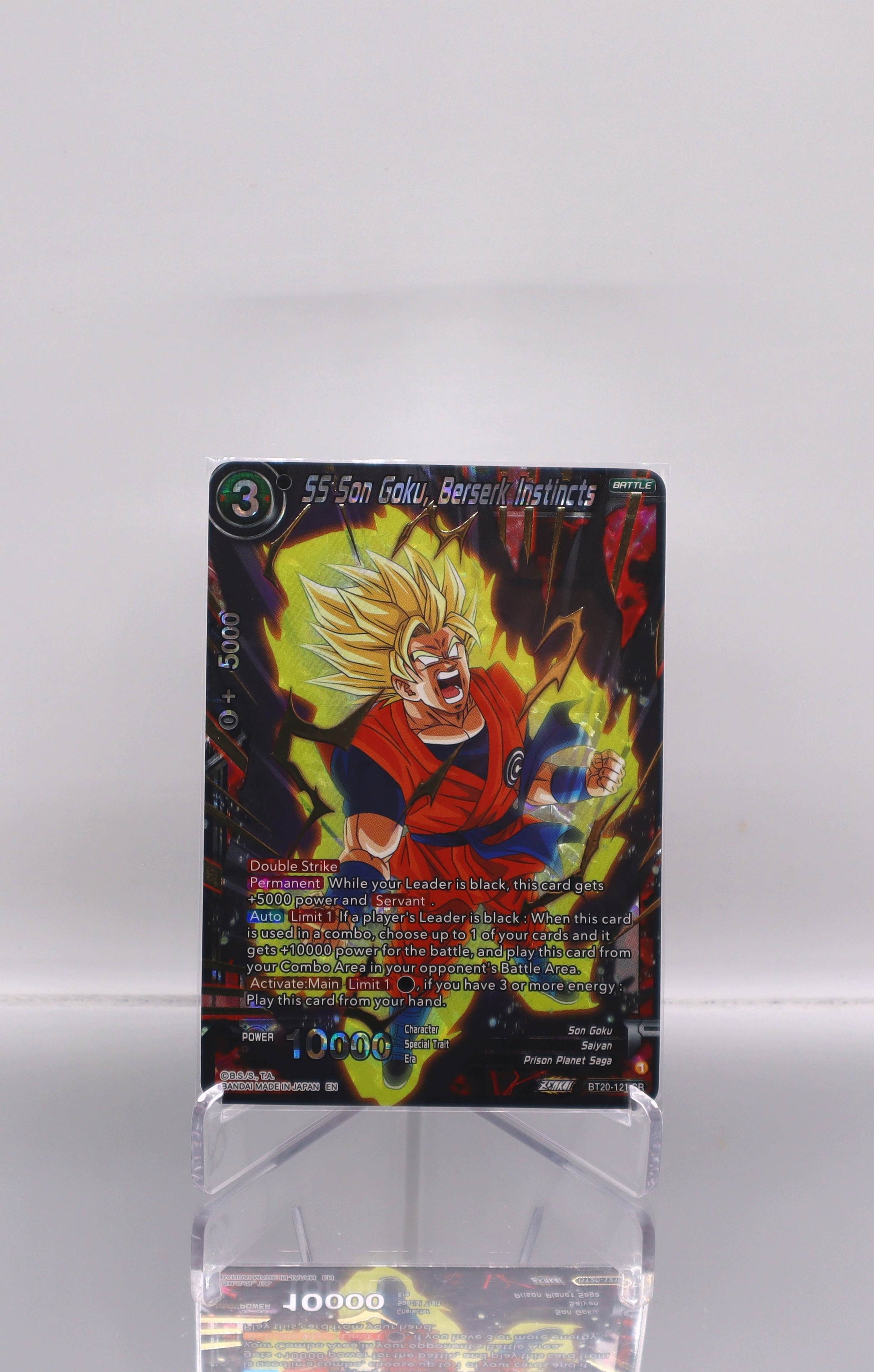 2023 EN SS Son Goku, Berserk Instincts Power Absorbed (DBS-B20) RAW