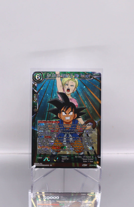 2023 EN Son Goku & Android 18, Vital Teamwork Power Absorbed (DBS-B20) RAW