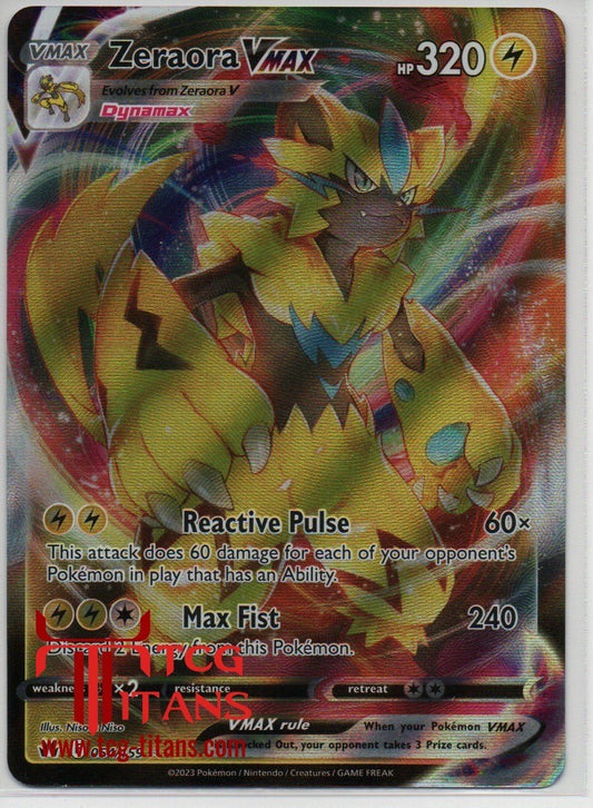 2023 EN Zeraora VMAX Crown Zenith RAW