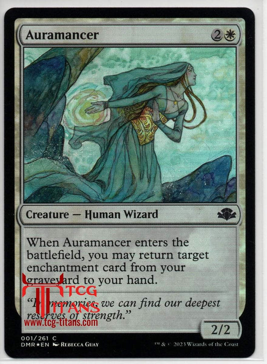 2023 English Auramancer Dominaria Remastered Raw Card