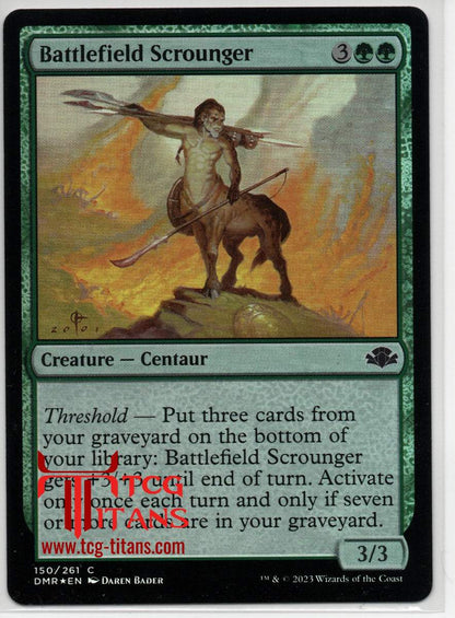 2023 English Battlefield Scrounger Dominaria Remastered Raw Card