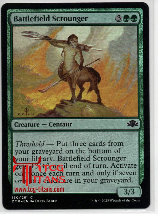 2023 English Battlefield Scrounger Dominaria Remastered Raw Card