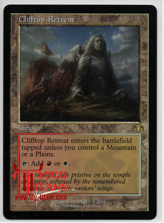 2023 English Clifftop Retreat Dominaria Remastered Raw Card