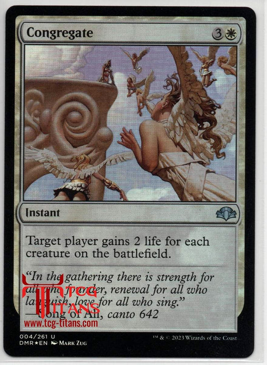 2023 English Congregate Dominaria Remastered Raw Card