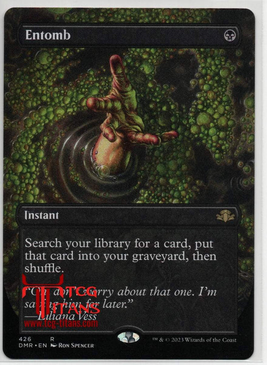 2023 English Entomb Dominaria Remastered Raw Card