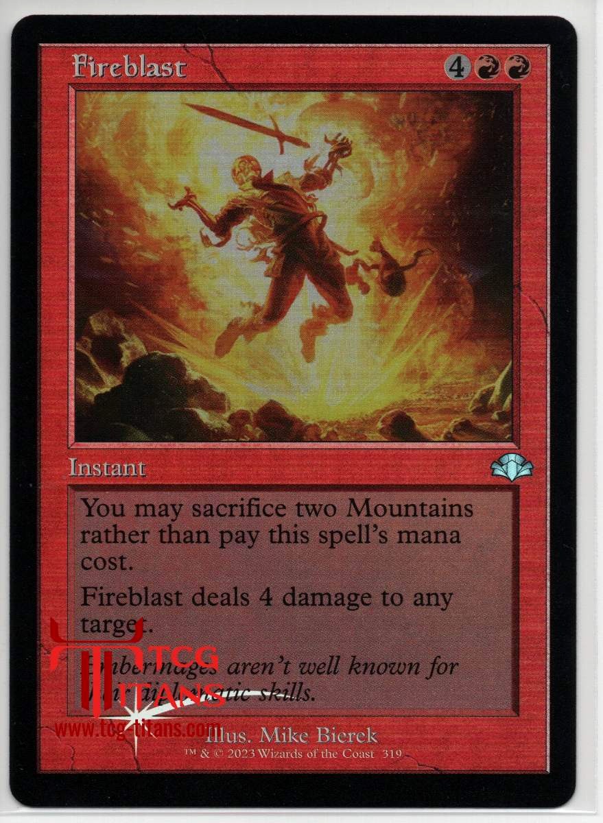 2023 English Fireblast Dominaria Remastered Raw Card