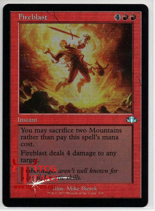 2023 English Fireblast Dominaria Remastered Raw Card