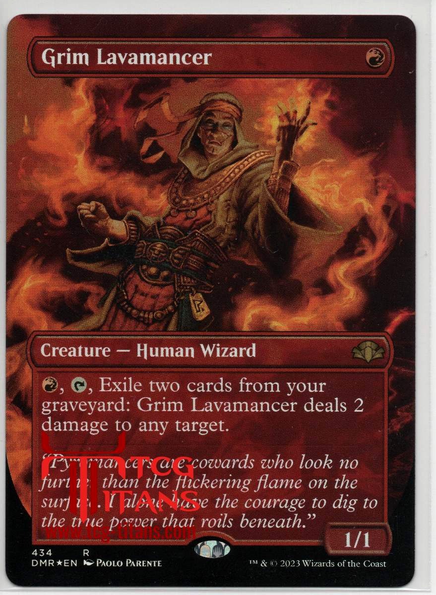 2023 English Grim Lavamancer Dominaria Remastered Raw Card