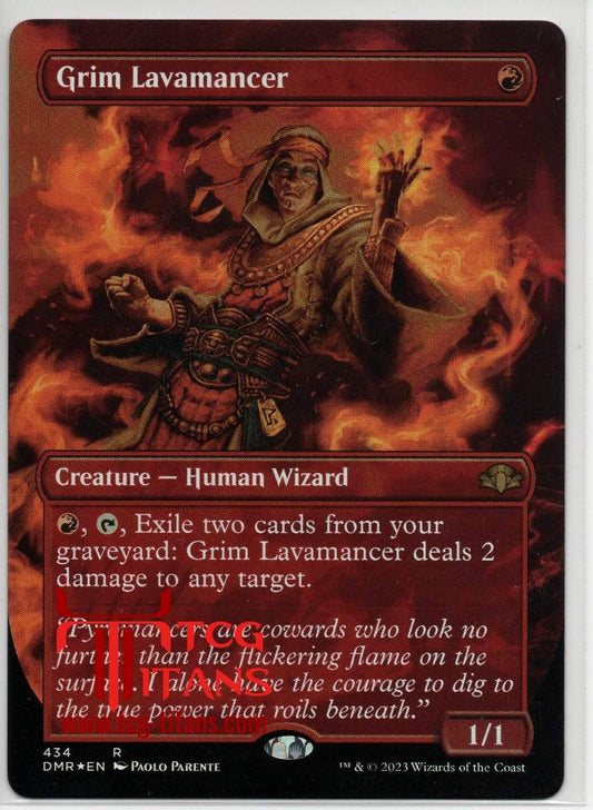 2023 English Grim Lavamancer Dominaria Remastered Raw Card