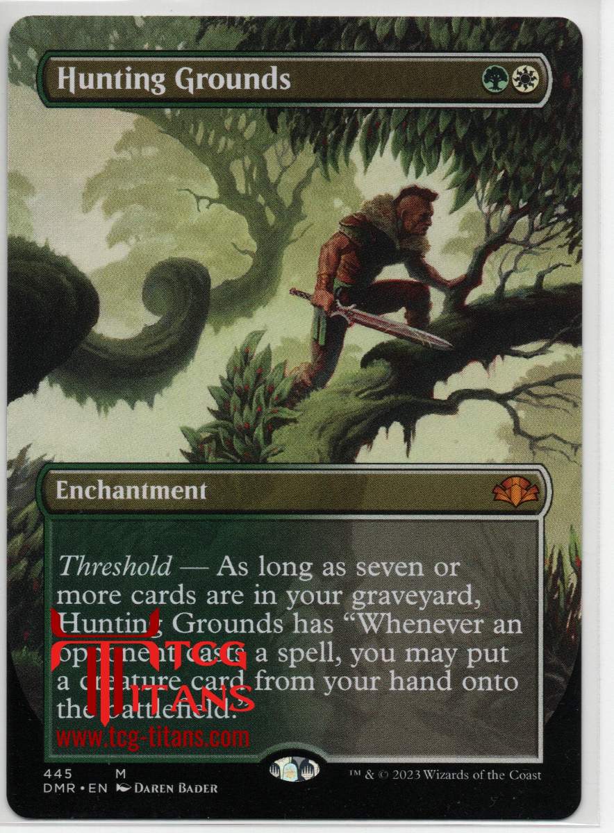 2023 English Hunting Grounds Dominaria Remastered Raw Card